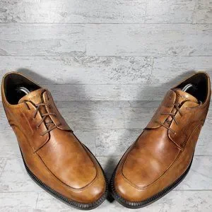 Rockport Men\'s Derby Split Toe Dress Shoes Model APM1235E Brown Size 9.5W Rockport | Shoes | Rockport Derby Shoes Brown Leather  main image 4